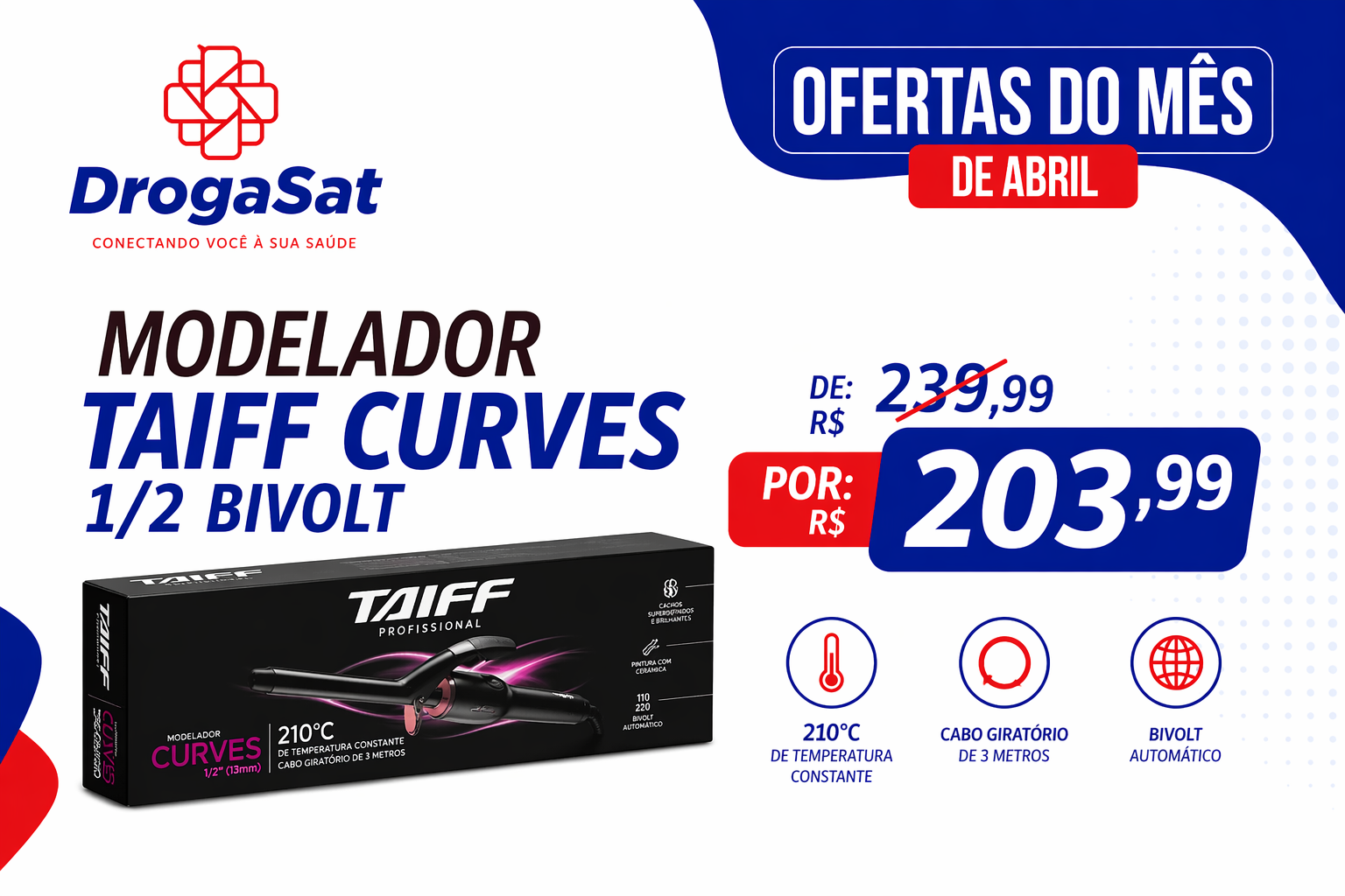 Oferta do Modelador Taiff Curves 1/2 Bivolt